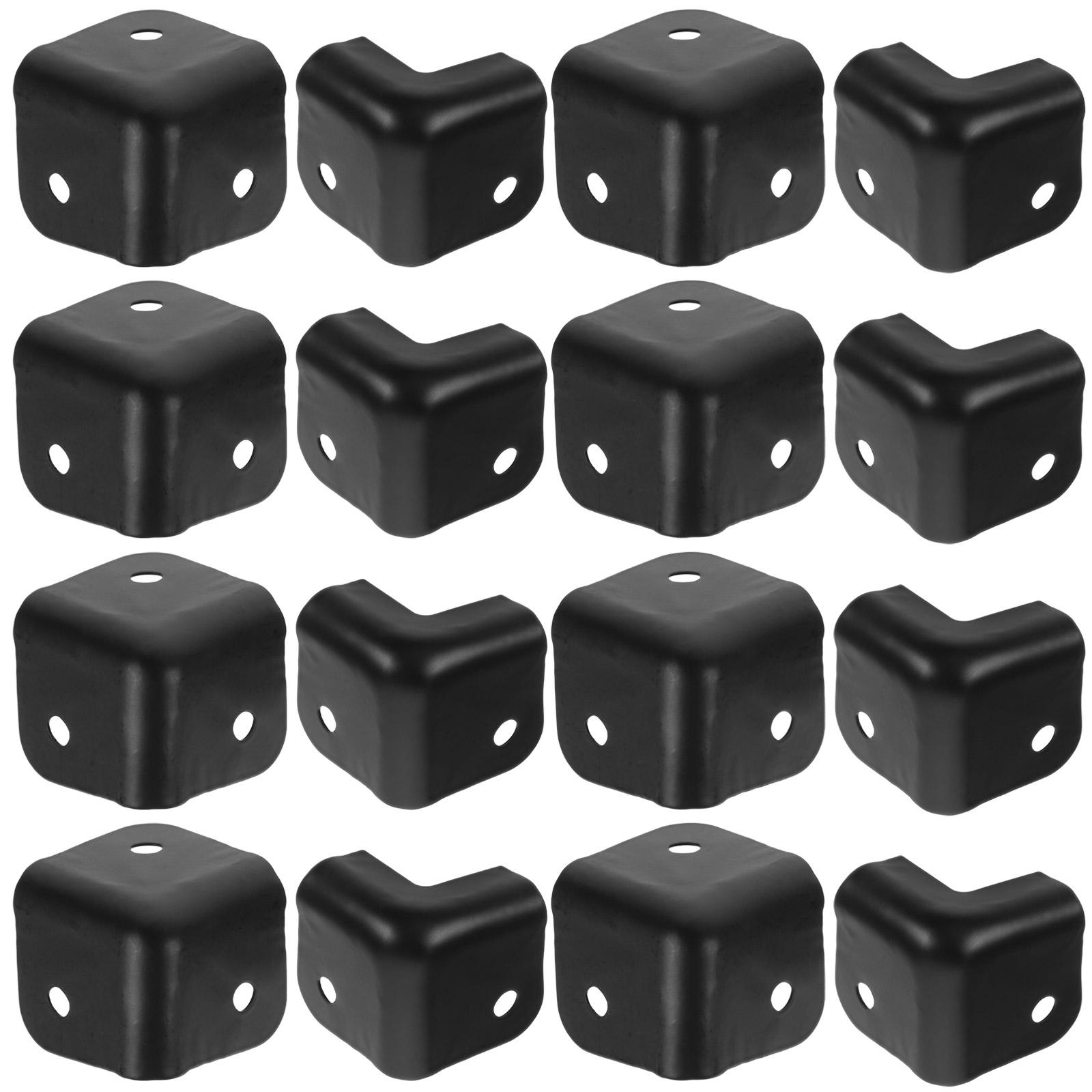 

16pcs Speaker Corner Protectors 45Mm Wood Box Jewelry Box Angle Guards Anti-Collision Reinforcement Rustproof Durable