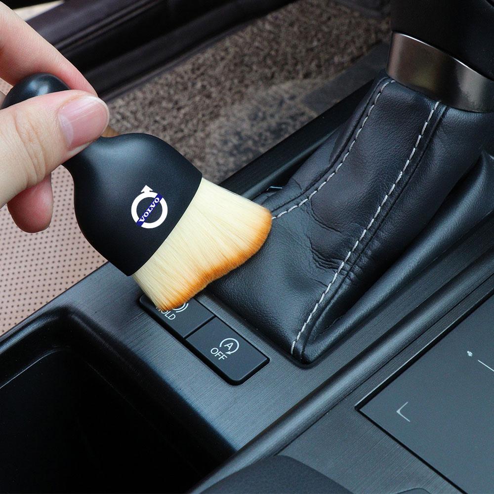AABBF1 1/2PC Car Air Outlet Indoor Gap Dust Remover Tool Cleaning Fluff Brush For Volvo V90 V60 V40 XC90 C30 XC60 S90 S80 XC40 XC70 V50