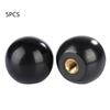 5Pcs Black Bakelite Ball Lever Knob Copper Insert M12*40 Machine Tool Replacement