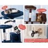 Cat Space Total Height Mouse Toy Hemp Hammock Scratch Cat Tower Tower, Stationary, Saving, 145cm, Included, String, Included, Scratch, (Chiiro)