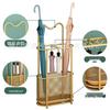 Creative Wrought Iron Umbrella Stand for Home, Hotel, or Lobby Entrance