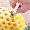 Stainless Steel Pineapple & Sugarcane Peeler: Fruit Eye Remover & Cutter Tool