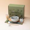 Ceramic Matcha Bowl & Whisk Set: Imitation Song Dynasty Tea Ceremony Gift Box with Hundred-Pronged Stirrer.