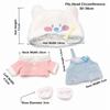 Soft Fabric Cotton Doll Dress Cute Stuffed Toys Clothes Plush Doll Clothes  for Player Collection