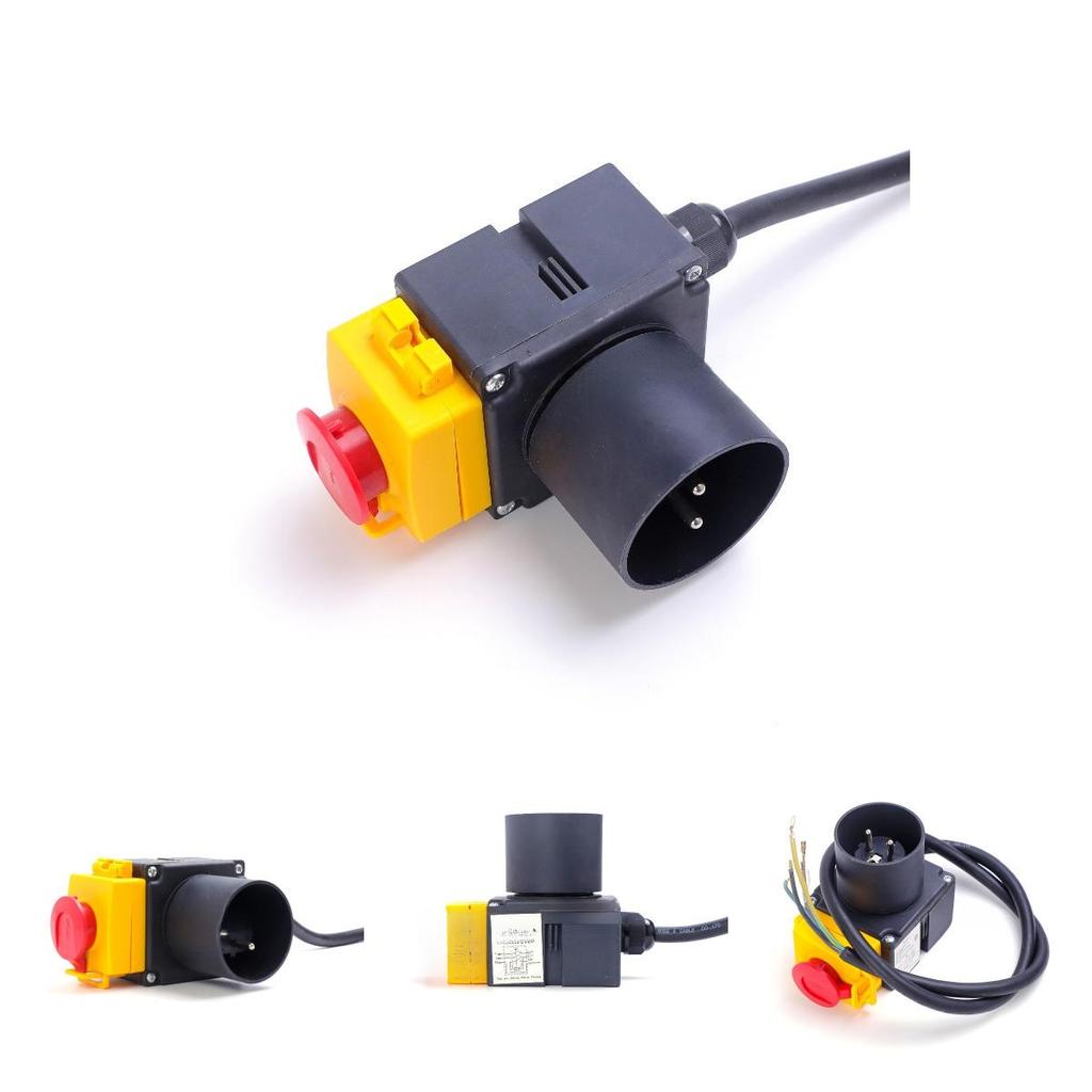 Interruttore Elettromagnetico Koa7 250v 16a per Seghe Circolari con Custodia Resistente in PA66