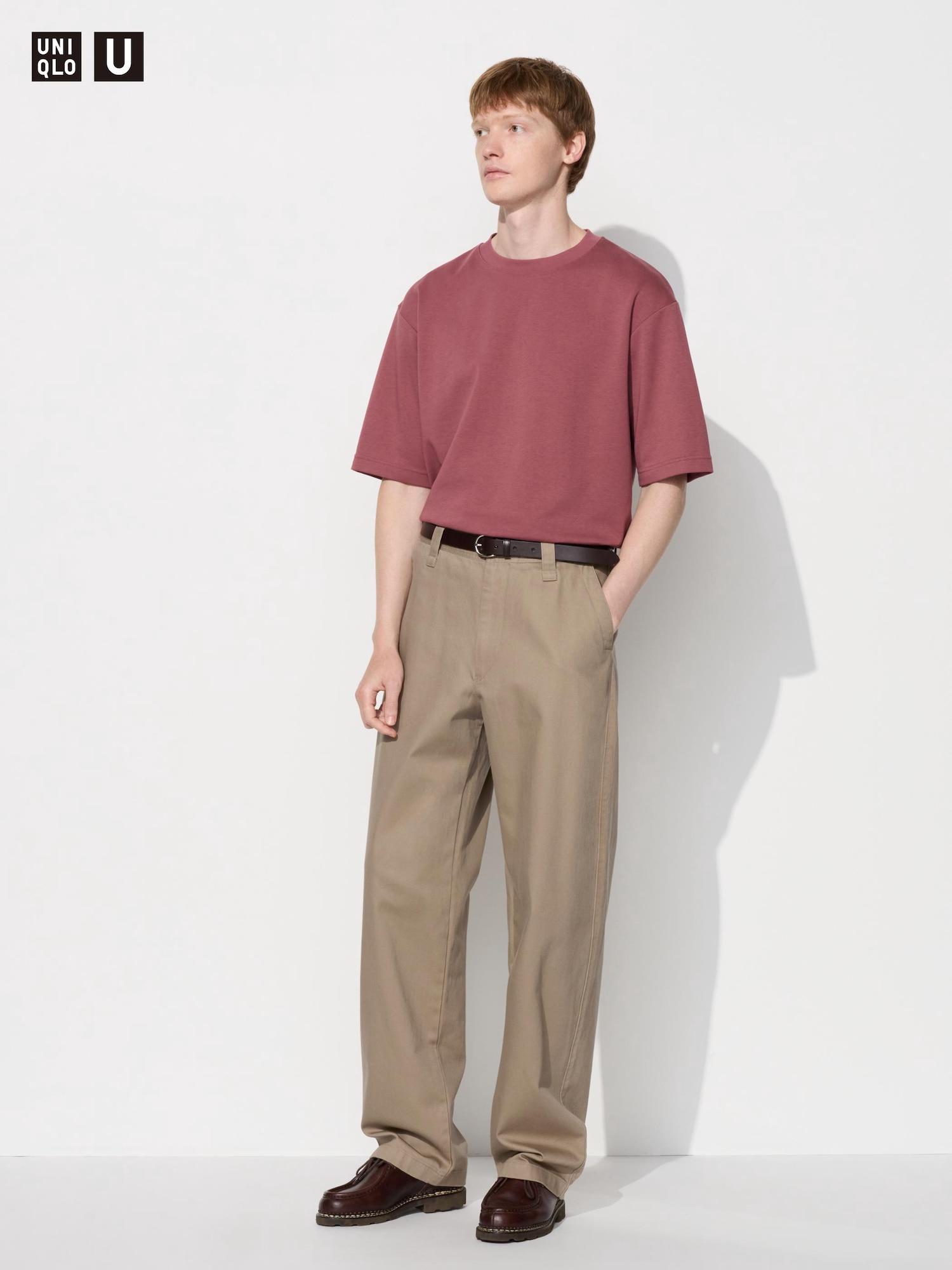 

Uniqlo Wide Fit Chino Pants Длина штанины 85,5 см Длинная длина 35 BROWN/MEN 105