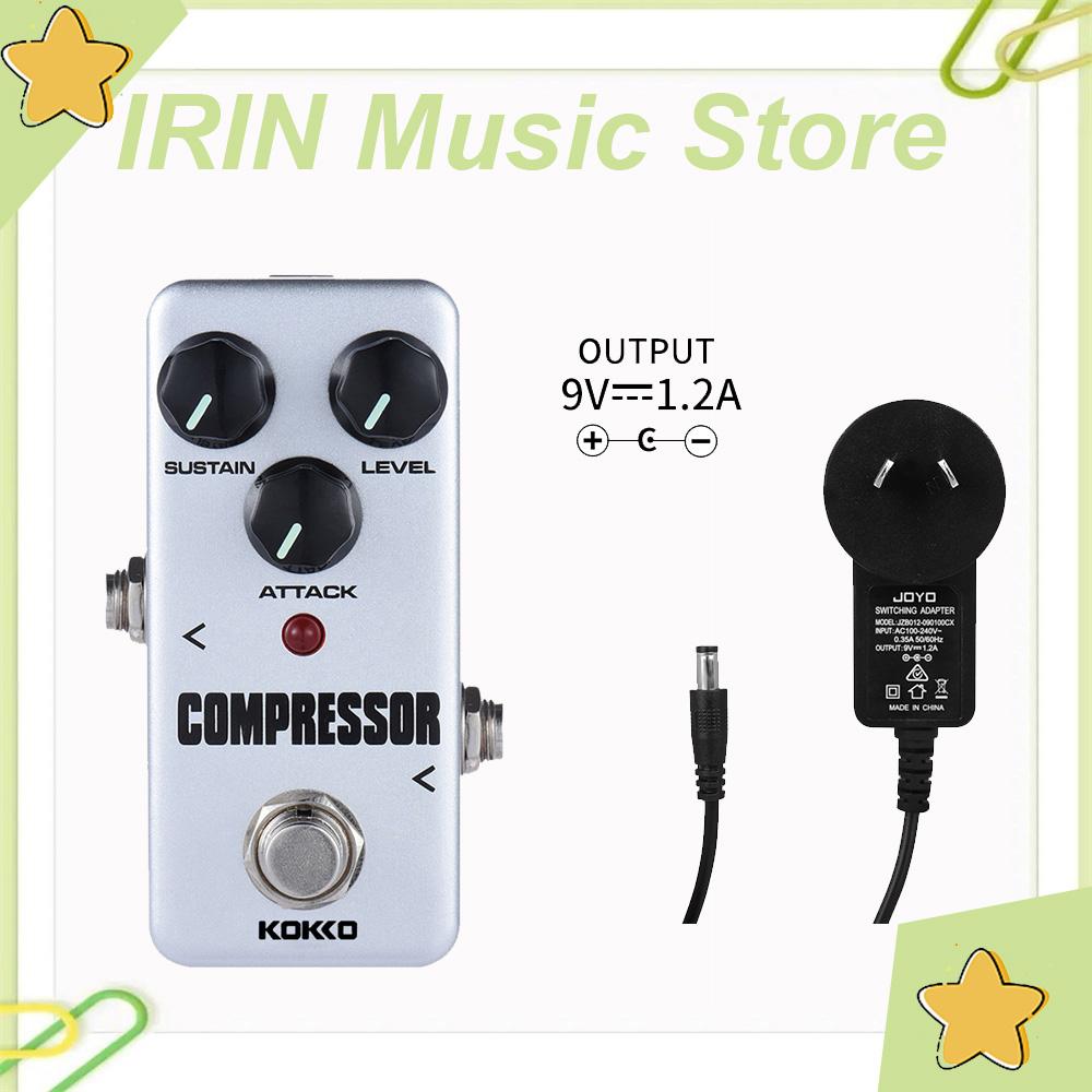 KOKKO Electric Guitar Effects Pedal Compressor Mini Tuner Distortion Overdrive True Bypass Pedal Electric Guitar Effect Pedal