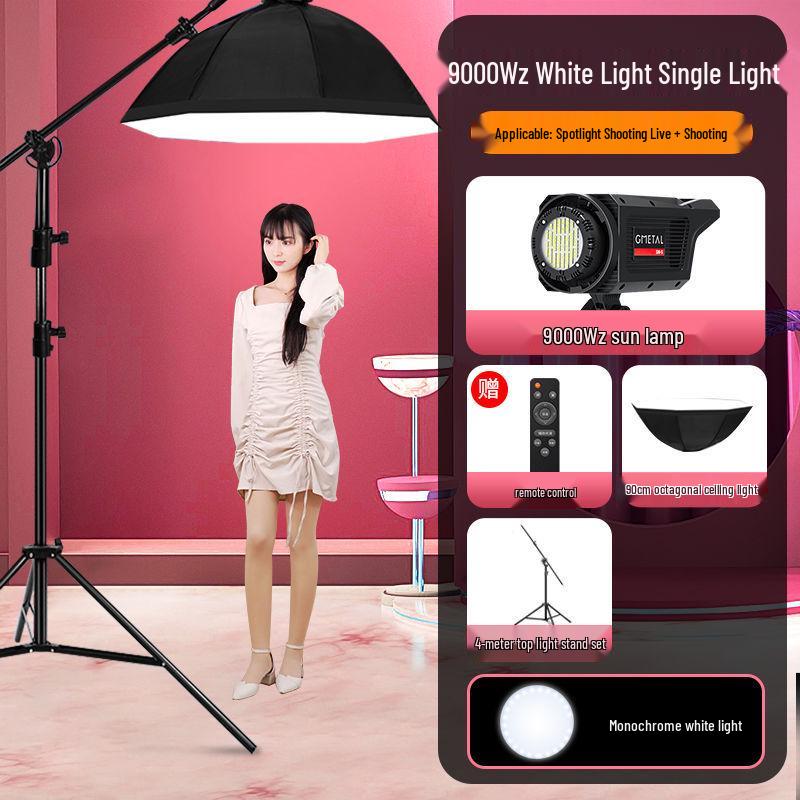 Ultra-Bright Spherical Fill Light for Live Streaming and Photography