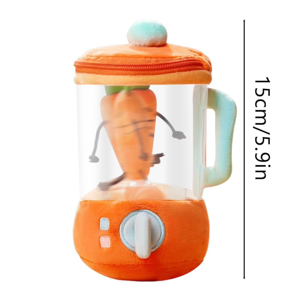 Carrot Juicer Doll, Fun Drawstring Spinning Plush Toy, Creative Doll Toy, Birthday Gift (Spinning Carrot Toy)