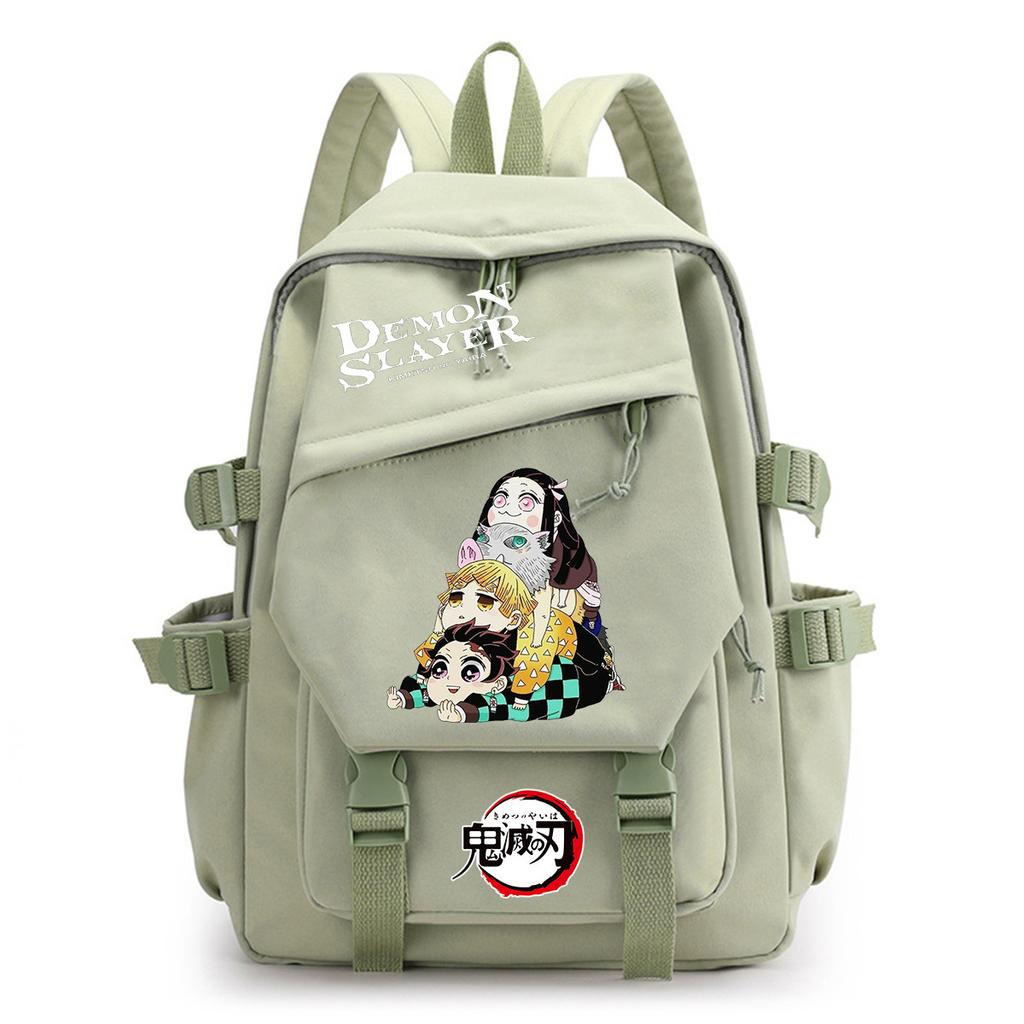 Anime surrounding ghost annihilation blade Tanjiro junior high school high school student schoolbag backpack Oxford cloth male and female