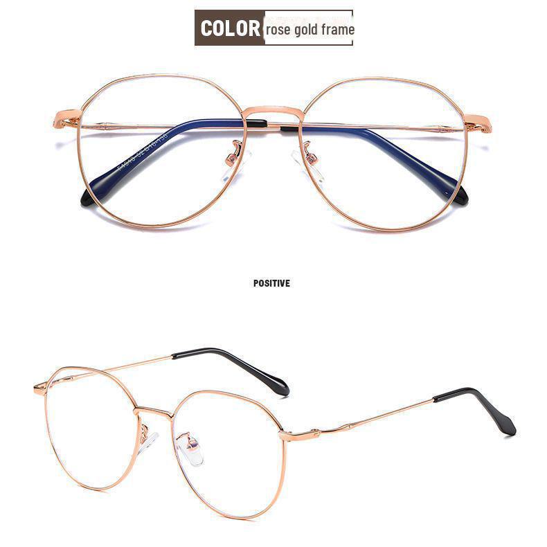 "Unisex Ultra-Light Large Frame Anti-Blue Light Myopia Glasses: Stylish, High-Value, and Perfect for Makeup"