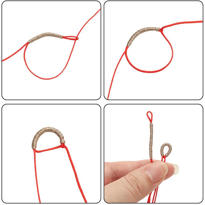5Pcs Wrap Gold Wire Weave Coils for DIY Necklace Bracelet Keychain Bag Accessories Supplies