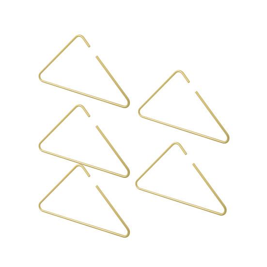 

5 шт. вешалки для одежды треугольной формы с нескользящим гладким краем, толстые, не деформирующиеся, сухая одежда, водонепроницаемые пальто, брюки, шарфы, органайзеры для гардероба, бытовые принадлежности золотистый