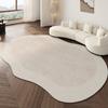 Wabi-sabi Style Living Room Decoration Carpet Home Washable Plush Shaped Rug Minimalist Rugs for Bedroom Fluffy Soft Bedside Mat