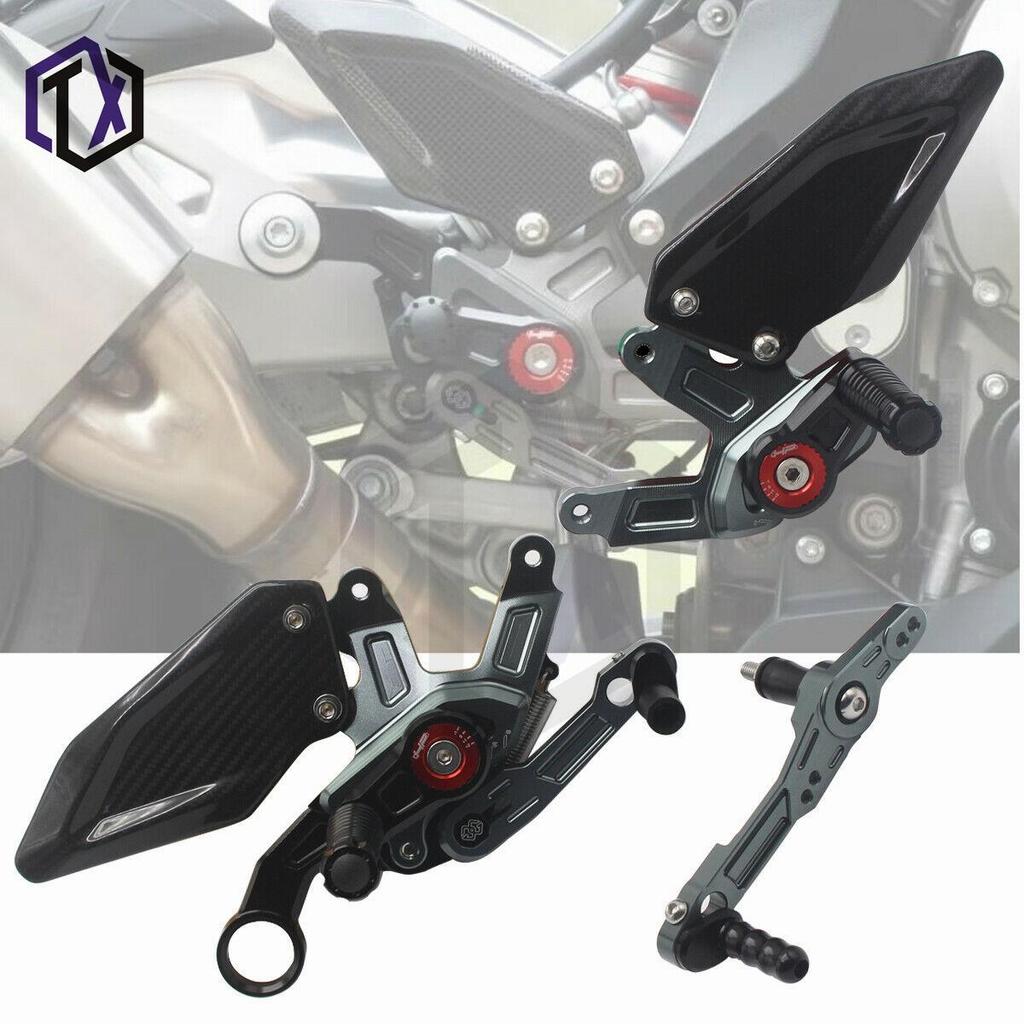 Carbon Fiber Raised Footpegs for BMW S1000RR (2015-2018) Modification Parts