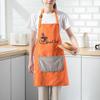 Resistant Oil Waterproof Polyester Oxford Stripeds Apron Wipe Kitchens Hand