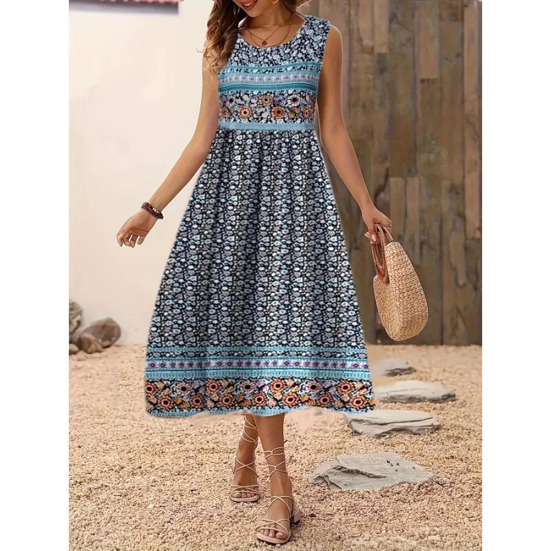 Vestă cu glugă fără mâneci de vară pentru femei, rochie casual imprimată