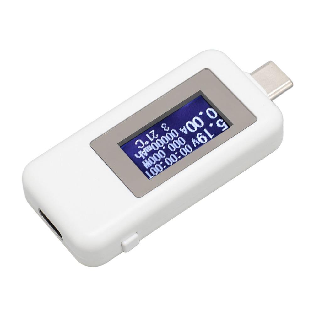Multifunction Type C Voltage Current Power Meter 0-5.1A 4-30V 0-155W Digital Display USB C Power Meter 0 To 99 Hours