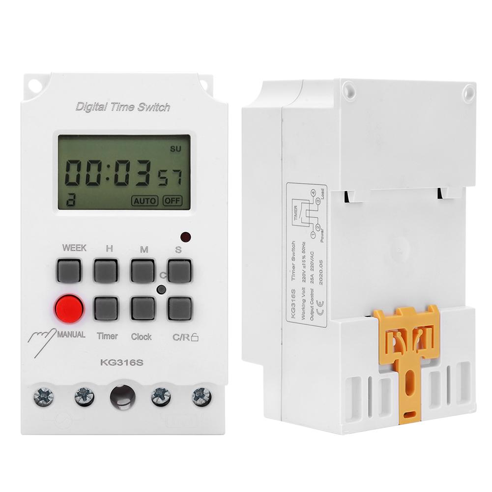 Computer Timer Digital Time 240V AC 32 Programs LCD Display Model for Automatic Lighting Control