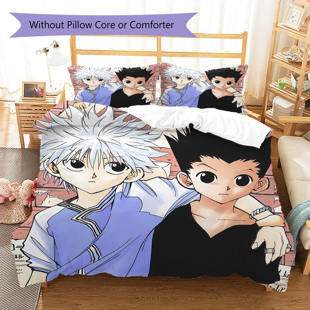 Sada povlečení s loveckým vzorem Přikrývka Povlak na přikrývku Povlak na polštář Domácí dekorace Dárek k narozeninám (1 * povlak na peřinu + 2 * povlak na polštář, bez jádra)