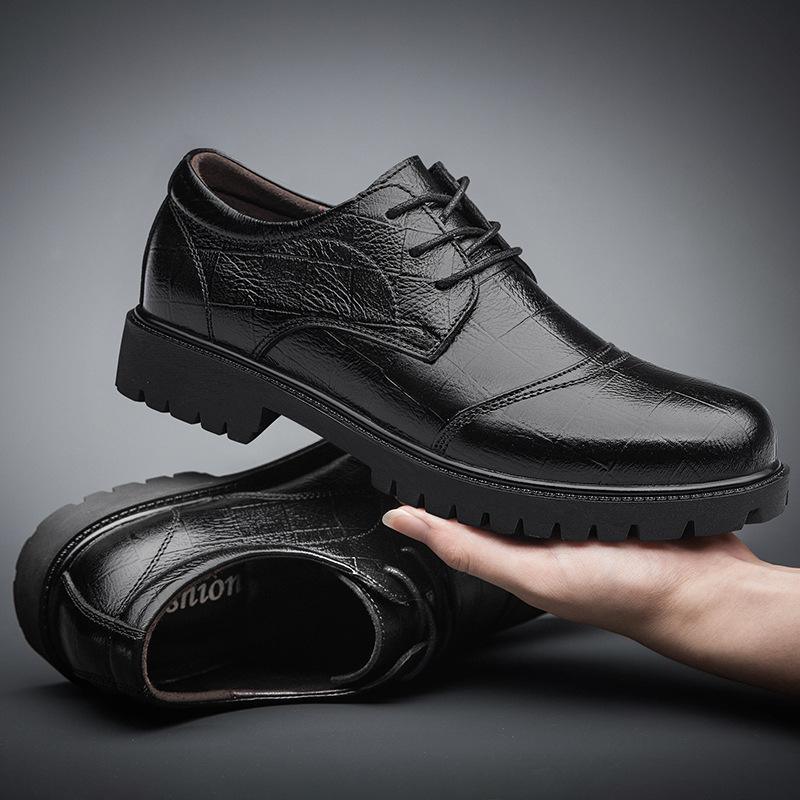 Extra Large Size 47 Men's Casual Leather Shoes Men's Business Leather Formal Soft Leather Platform Men's Leather Shoes 48