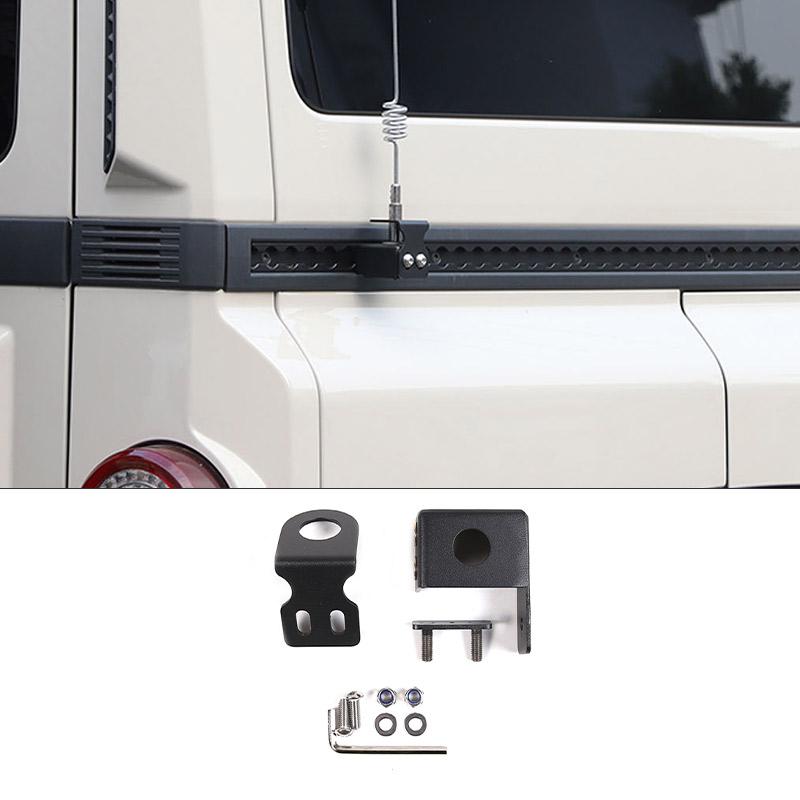 

For INEOS Grenadier 2020-2026 Carbon Steel Car Tail Ladder Antenna Flagpole Support Base Car Accessories