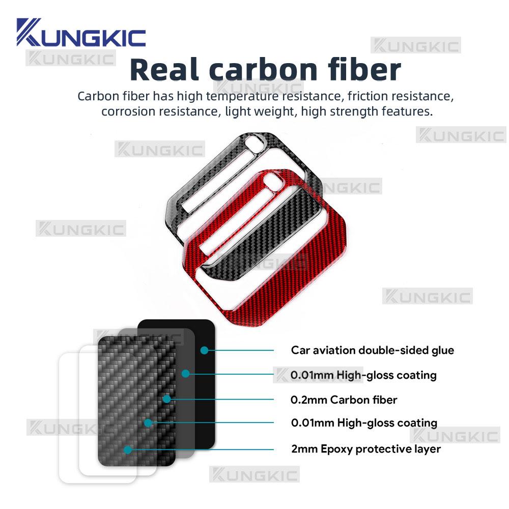 For Suzuki Jimny JB74 JB64 2019 2020 2025 2025 2025 2025 2025 Real Soft Carbon Fiber Sticker LHD RHD Car Gear Shift Trim