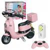 Baby Born E-Scooter Remote Controlled Rc Scooter For Doll Charging Function