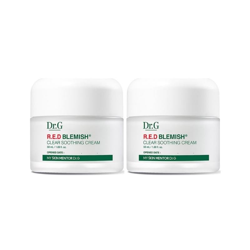 Dr.G Red Blemish Clear Soothing Cream 120ml (50ml X 2ea + 10ml X 2ea)