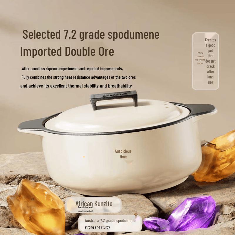 Bear 3.5L Ceramic Casserole & Soup Pot
