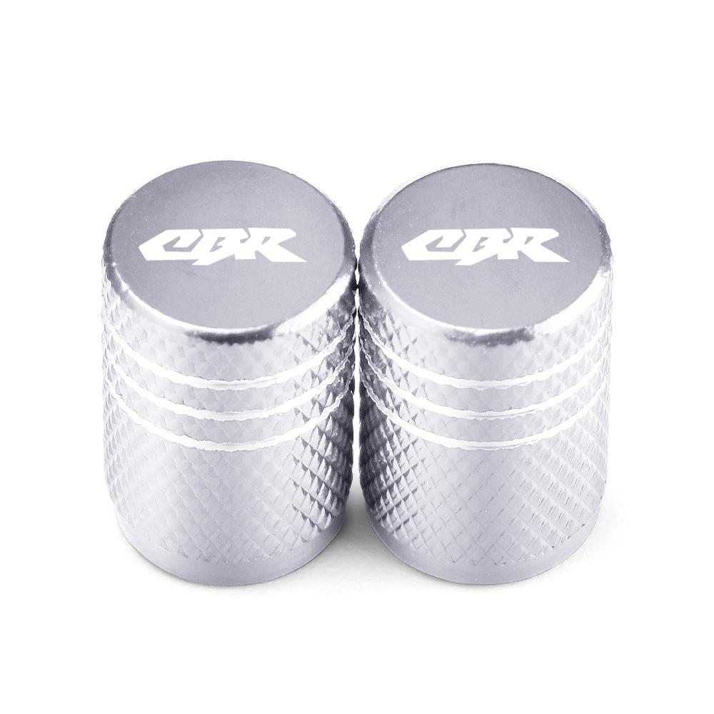 CBR Motorcycle Tire Valve Air Port Stem Cover Cap Plug CNC Aluminum Accessories For Honda CBR125 250 250R CBR600 F2 F3 F4 F4i