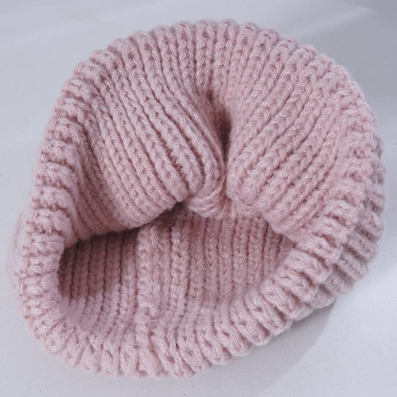 Women's New Winter Knitted Hat Korean Style Versatile Loose Thick Needle Windproof Ear Protection Wool Hat Men
