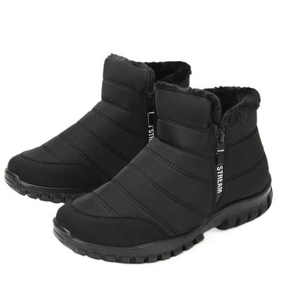 Plateau Herren Winterschuhe Wasserdicht Herren Schneestiefel Rutschfest Ausverkauf Hohe Qualität Fell Angebot Neu in Originalangeboten Dick Plüsch