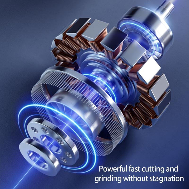 Quiet Electric Nail Trimmer Low Noise Motor USB Powered Quiet Night Use Automatic Safety Feature Baby Room