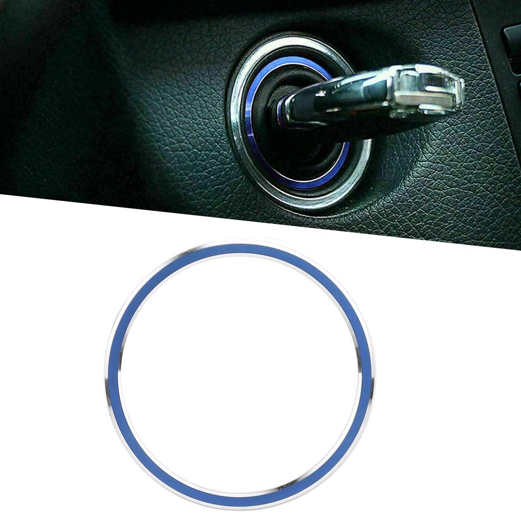 Ignition Inner   Trim Car Decoration Replacement for   A B C E Class CLA   GLC GLE(Red )