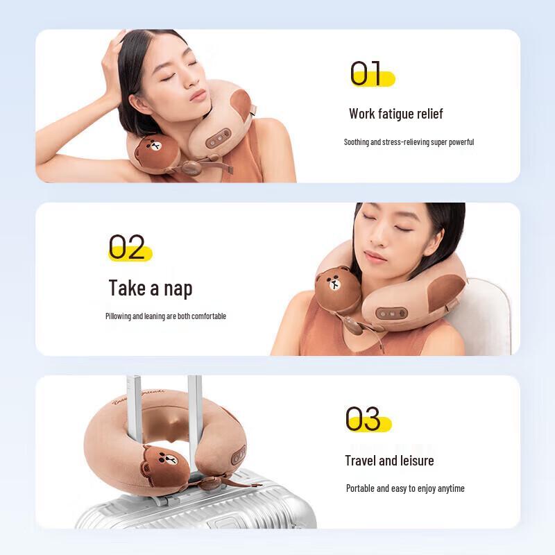 ogawa U-shaped Neck Massager Pillow CN Plug (adapter Included)
