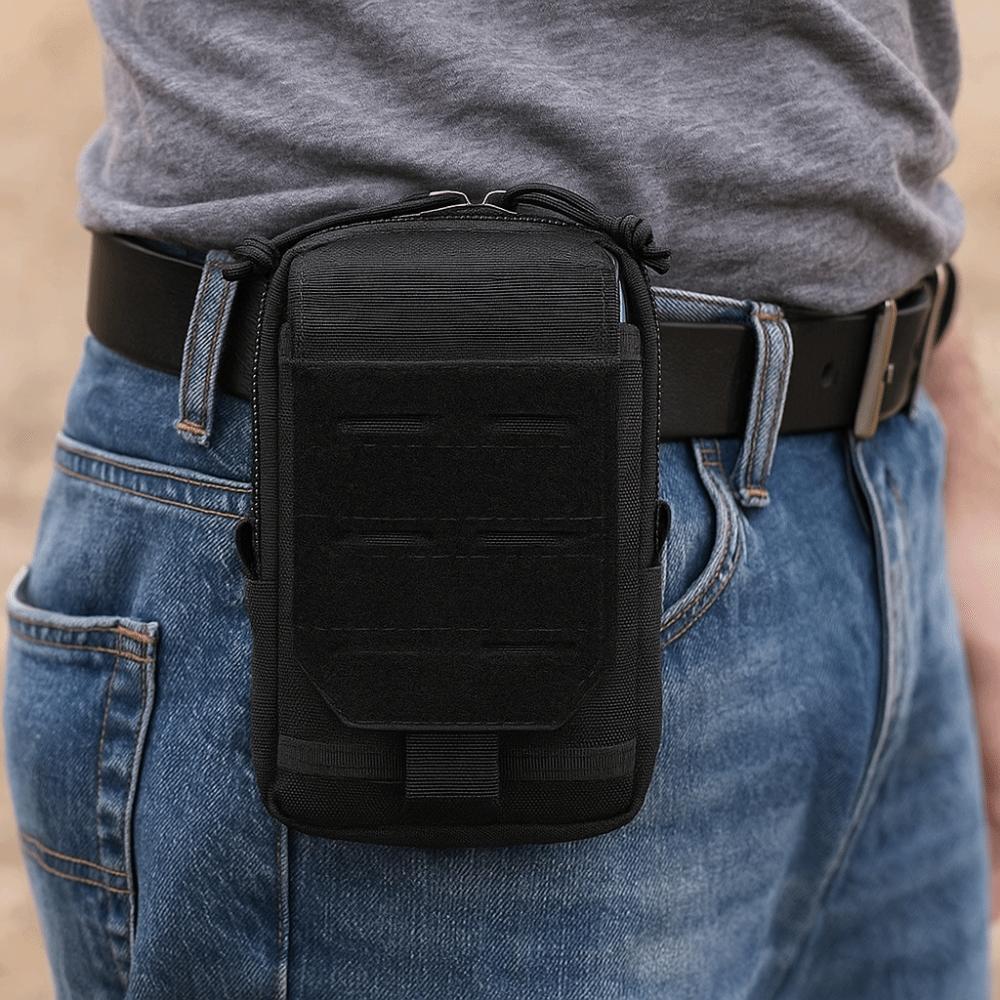 Large Capacity Multifunction Belt Pouch Waist Hanging Clip-On Case Bag  Sport Fitness
