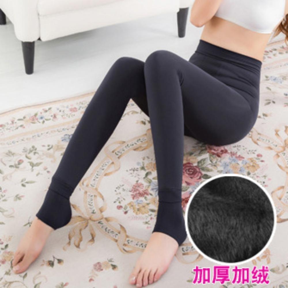 300g Pearl Velvet Leggings Korean Version of Autumn Winter Women with Velvet Thickened Wear Thin