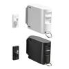 4.2M Wall Mount Retractable Clothesline 180 Degrees Rotatable Folding Invisible