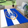 Sheffield Wednesday Flannel Pattern Square Carpet,Area Rug,Carpet Rug for Living Room Bedroom Sofa Playroom Decor,Non-slip Floor Mat