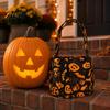 Sturdy Halloween Treat Bag Candy Bucket for Kids, Non-Woven Trick or Tote Non-woven Fabric Basket, Pumpkin Ghost Snack Holder with Handle Party Favors