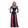 Halloween Adult Costume Vampire Witch Queen Long Dress Party Uniform DS Costume