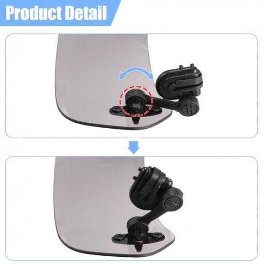 285cm Motorcycle Windshield Grey Lens Windshield Extension for Motorcycles