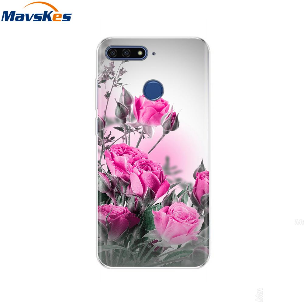 Case For Huawei Honor 7C Case On Huawei Honor7C 5.7 inch Soft Silicone Phone Cover For Huawei Honor 7C Aum-L41 TPU Cases Coque