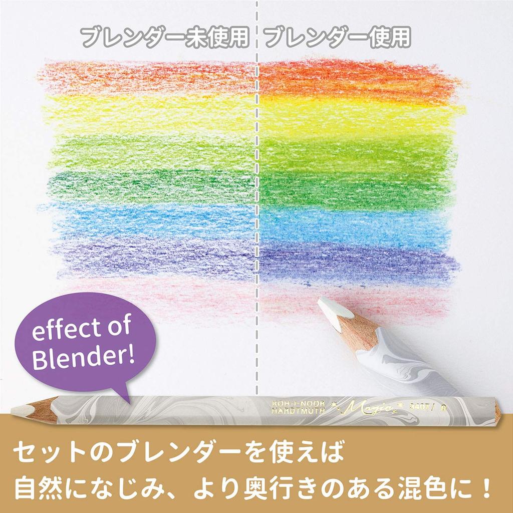 Kohinoor Magic Pencils, 24-Color Set, KH3408-24