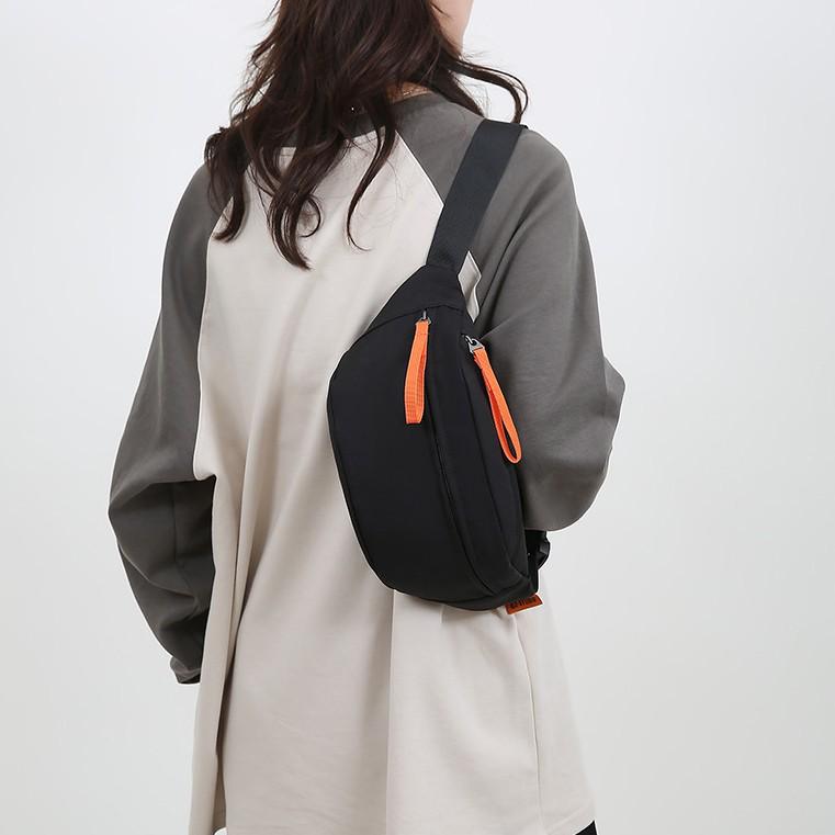 Men's Wear-Resistant Crossbody Bag: Trendy, Simple, Sports-Style Mobile Waist & Chest Bag