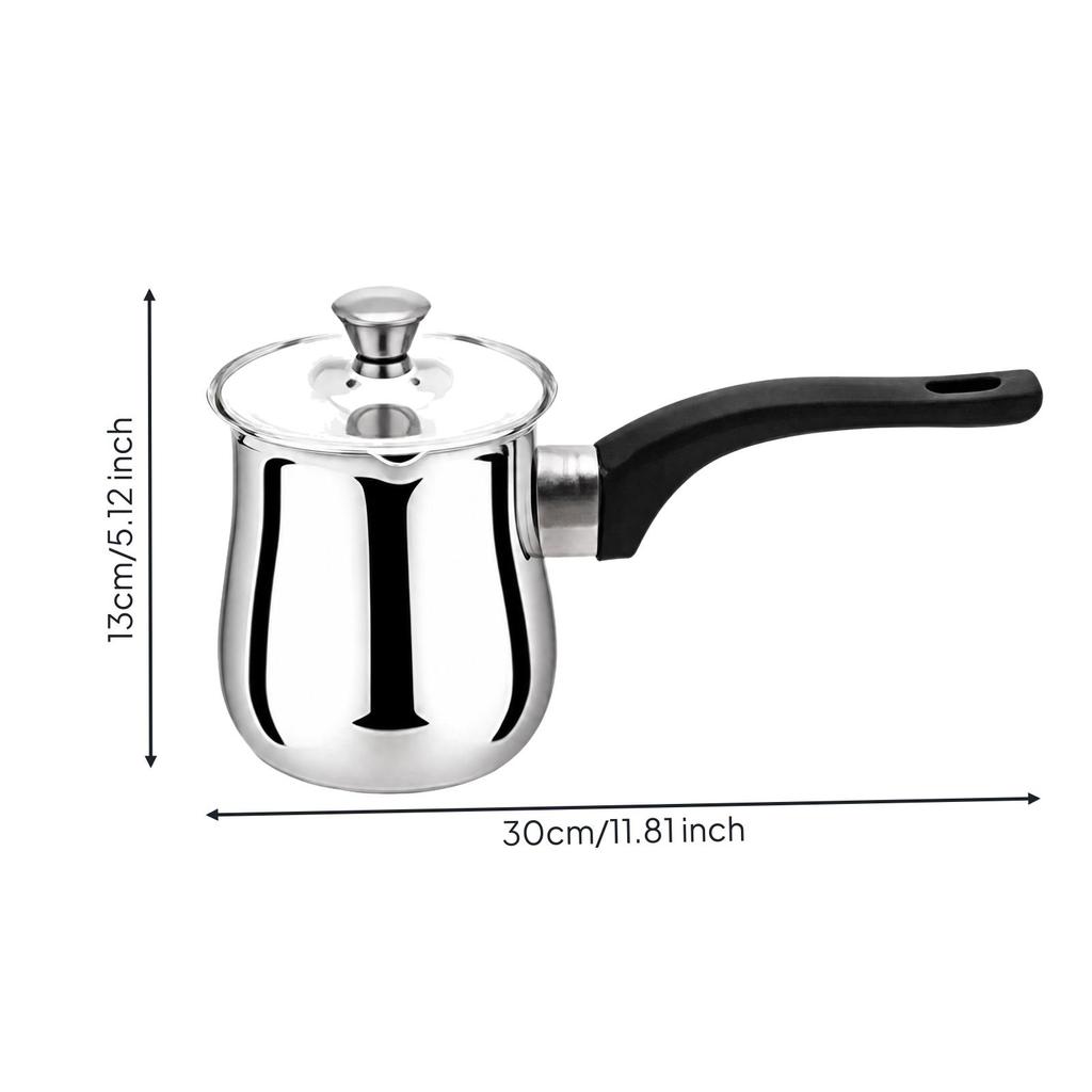 Thickened Stainless Steel Coffee and Tea Pot Food-Safe Teapot Long-Lasting