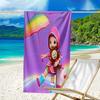 Proof Beach Towel with a Rainbow Ruby Pattern - Soft,absorbent,quick-drying,machine Washable - Perfect for Swimming,camping,bathing