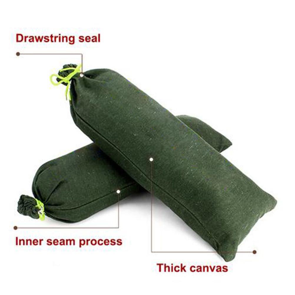 30x70cm Thickened Flood Sand Bags with Drawstring Ties Water Resistant Heavy Duty Sandbag for Flood Control Thickened Flood Sand