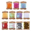 Practical Costume Embellishment Sheets High Reflection Plastic Sequins for Dancewear Party Attire Craft Projects